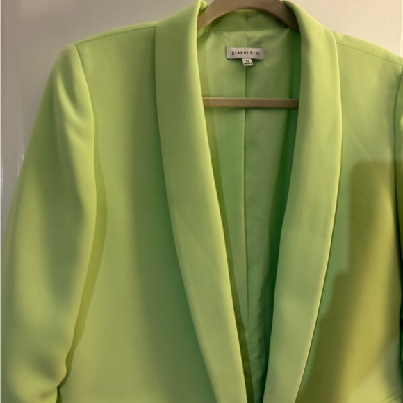 Stunning Gianni Bini Spring Green Blazer Sz 12 NWOT - Picture 3 of 10